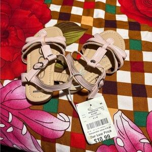 bebe Light Pink Kids Sandals